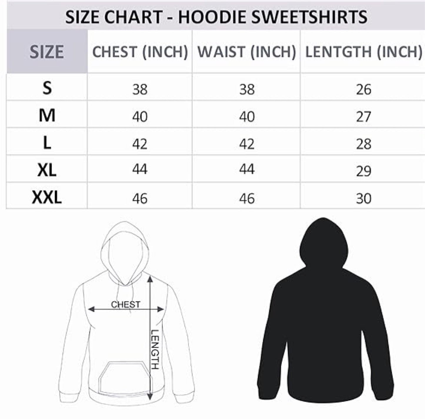 Plain Colour Hoodies