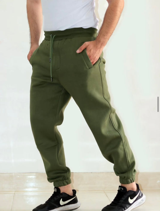 Men’s Winter Fleece Jogger Pants – Warm & Comfortable
