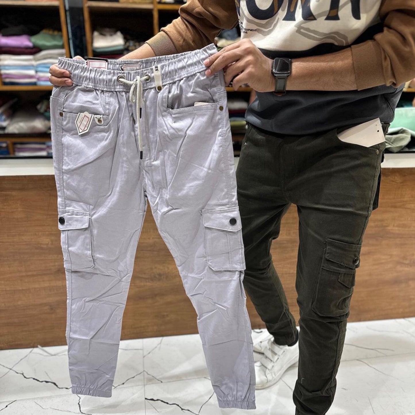 COTTON CARGO TROUSER
