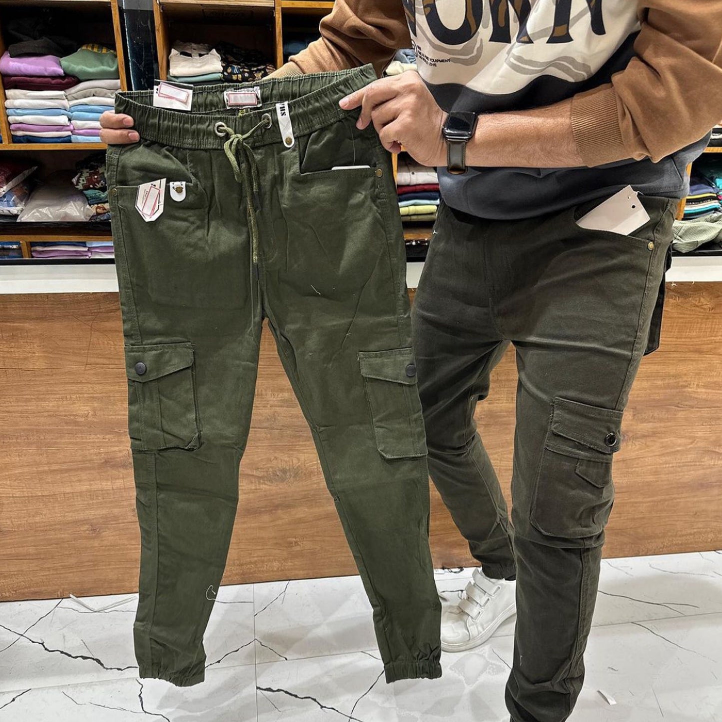 COTTON CARGO TROUSER
