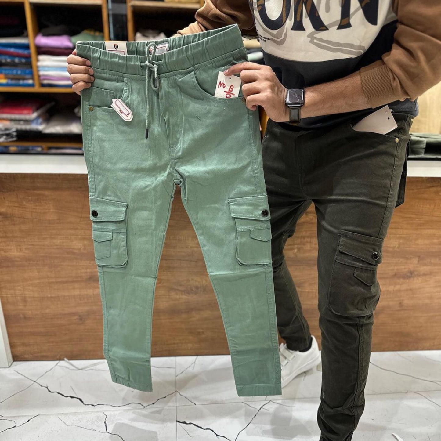 COTTON CARGO TROUSER