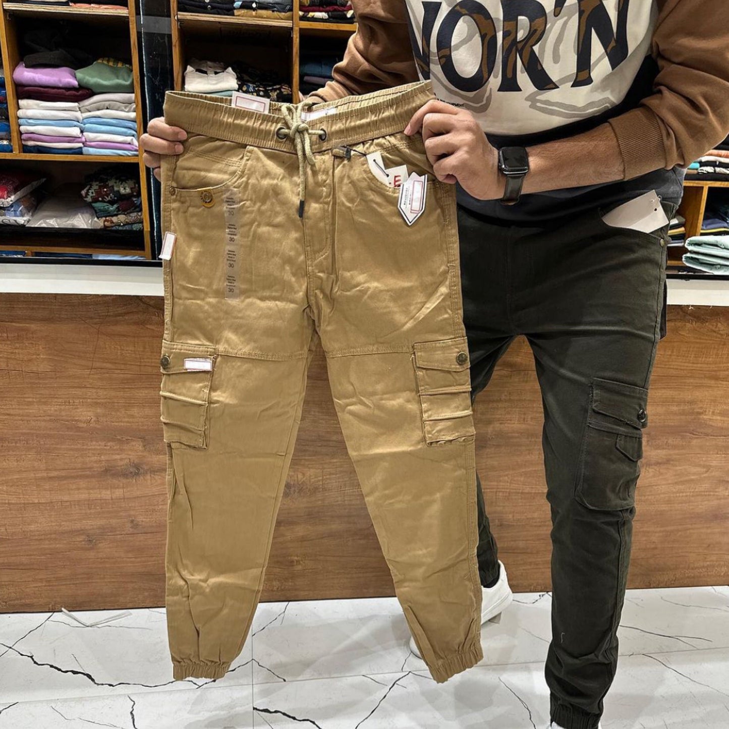 COTTON CARGO TROUSER