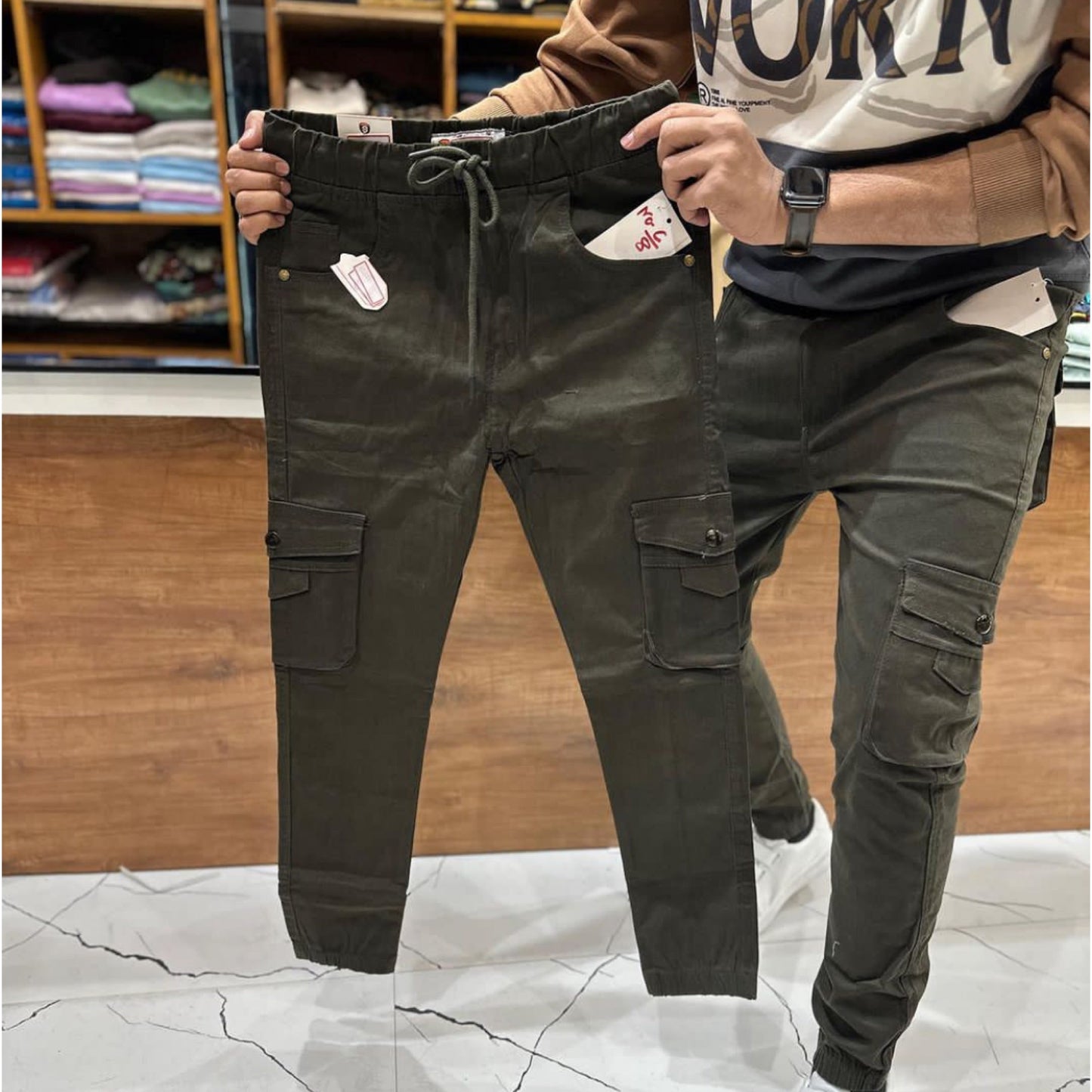 COTTON CARGO TROUSER
