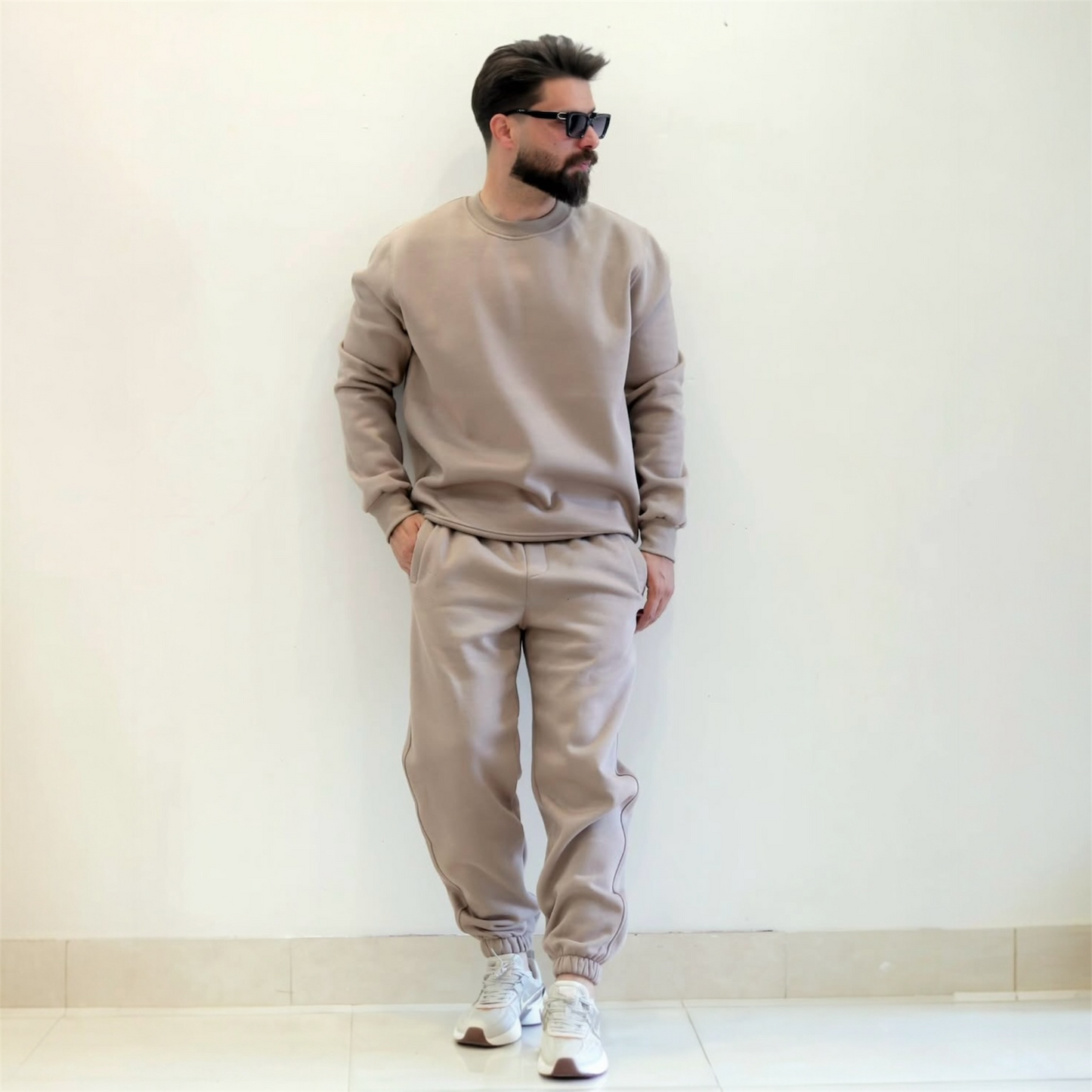 Winter Heavy Fleece Tracksuit for Men – Round Neck | Premium Quality