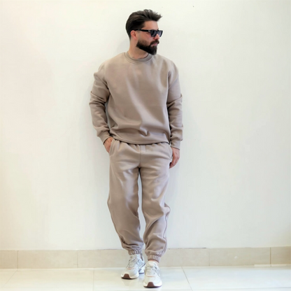 Winter Heavy Fleece Tracksuit for Men – Round Neck | Premium Quality