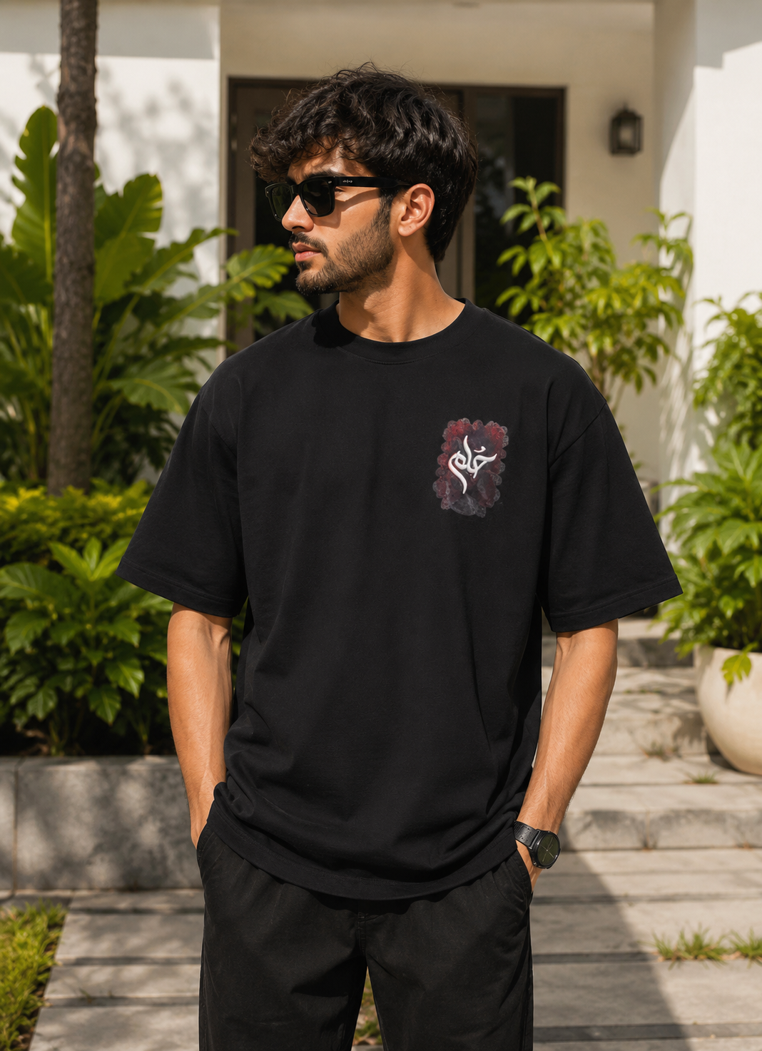 Premium Oversized Statement Tee | Front & Back Signature Print