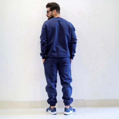 Winter Heavy Fleece Tracksuit for Men – Round Neck | Premium Quality