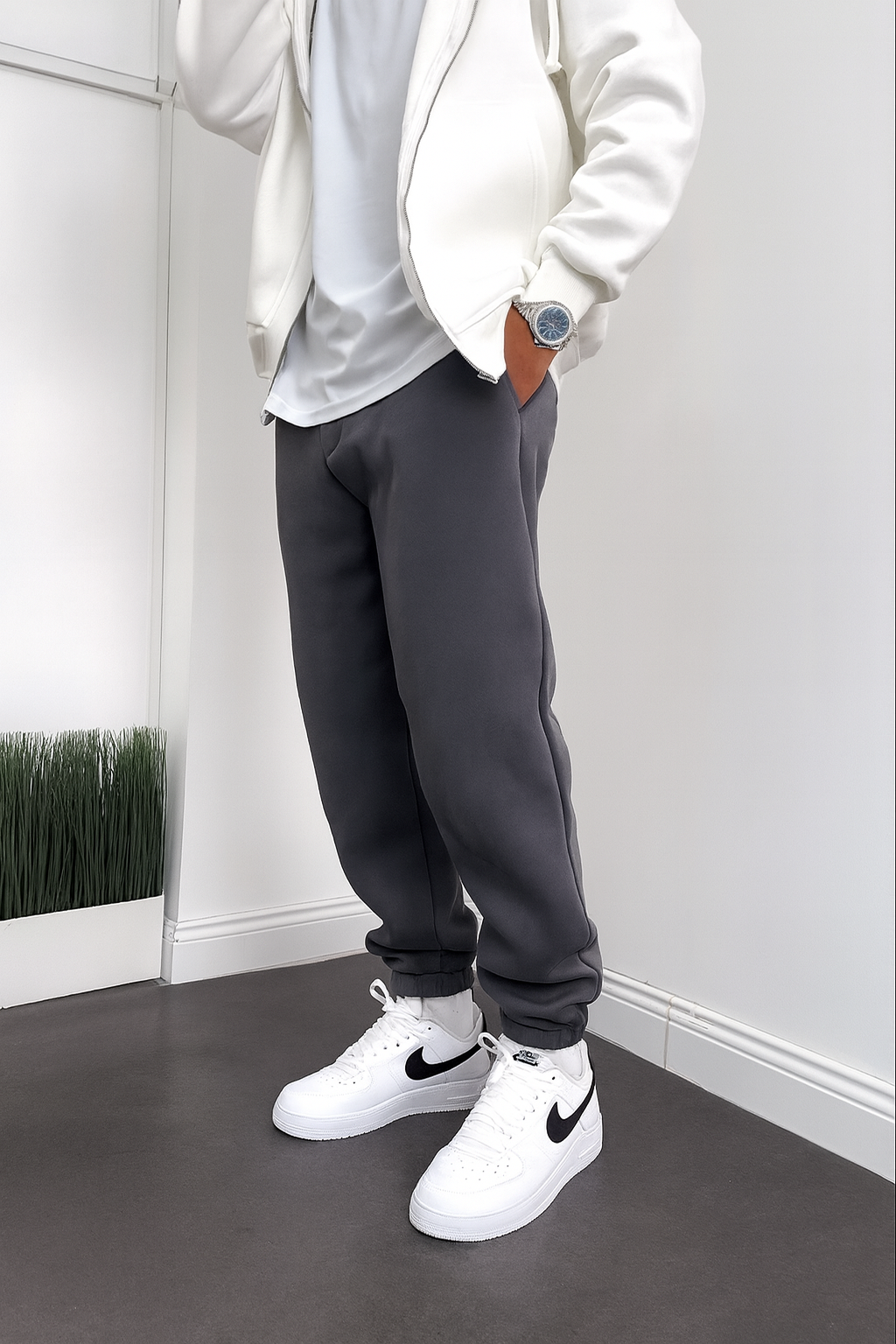 Men’s Premium Fleece Jogger Pants | Winter Warm Sweatpants | Casual Gym & Streetwear Bottoms | Multiple Colors Available