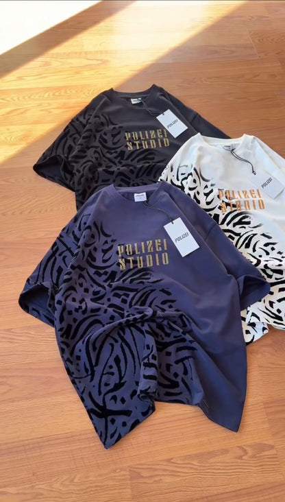 POLIZEI Studio Oversized Graphic T-Shirt – Premium Streetwear