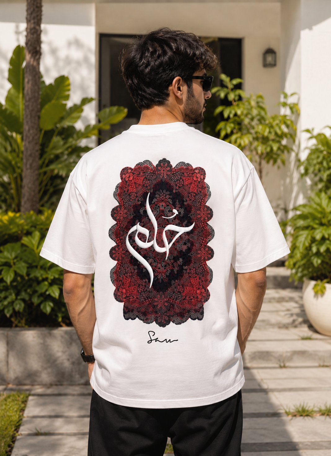 Premium Oversized Statement Tee | Front & Back Signature Print