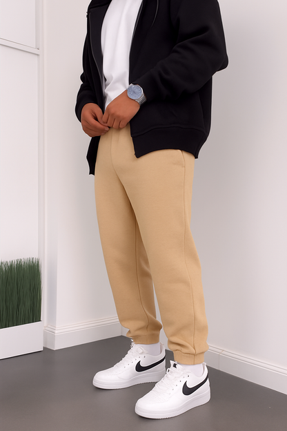 Men’s Premium Fleece Jogger Pants | Winter Warm Sweatpants | Casual Gym & Streetwear Bottoms | Multiple Colors Available