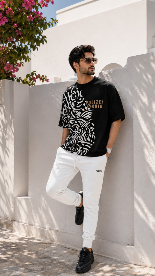 POLIZEI Studio Oversized Graphic T-Shirt – Premium Streetwear