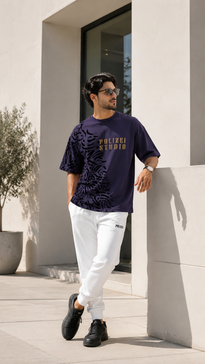 POLIZEI Studio Oversized Graphic T-Shirt – Premium Streetwear