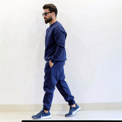 Winter Heavy Fleece Tracksuit for Men – Round Neck | Premium Quality