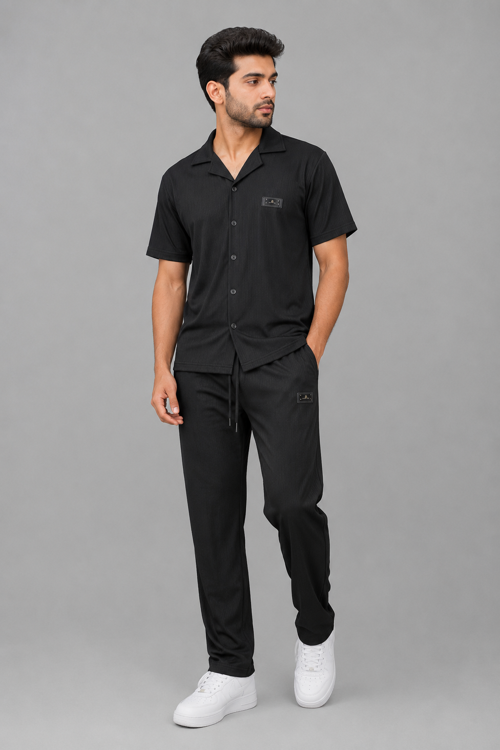 Men’s Plain Coat Collar Tracksuit – Premium Casual & Sports Wear | Comfortable Fit