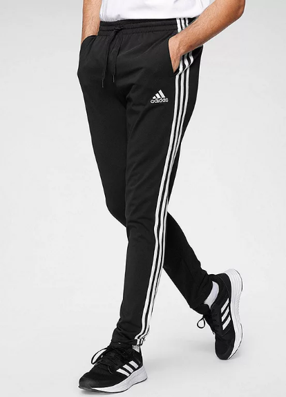 Adidas Essential Warm_Up Tapered 3-Stripes Track Pants For Men/Women