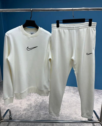 Premium “Swoosh” Winter Tracksuits for Men – Sweatshirt & Jogger Set