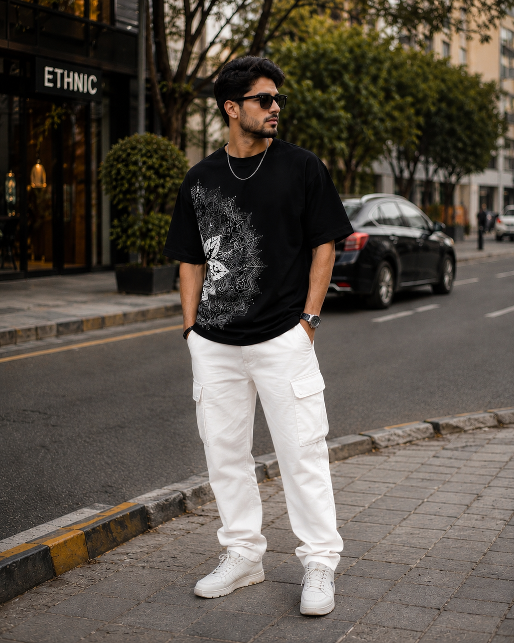 RST Premium Oversized T-Shirt – Luxury Streetwear Graphic Tee for Men