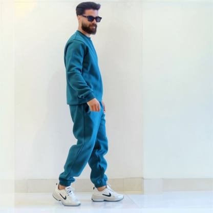 Winter Heavy Fleece Tracksuit for Men – Round Neck | Premium Quality