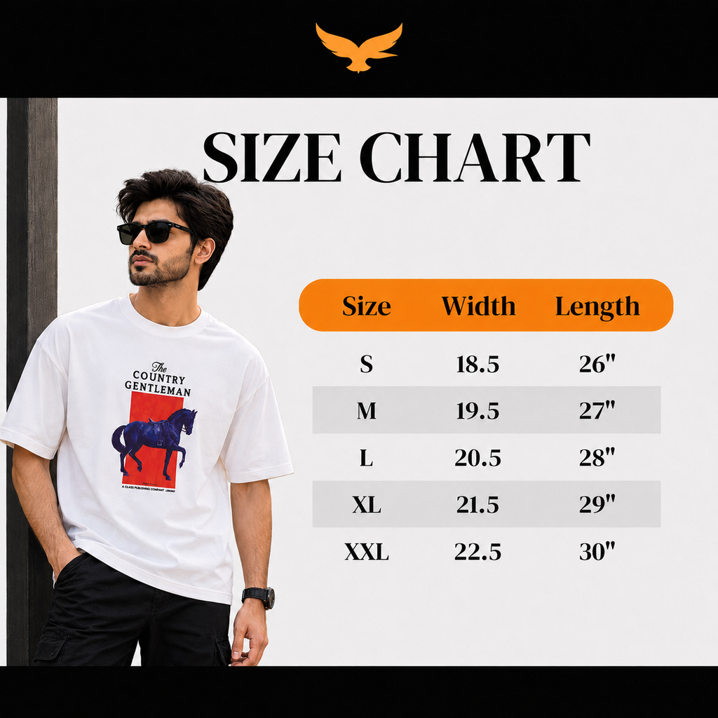 The Country Gentleman Premium Oversized T-Shirt |