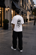 Arabian Style Oversized T-Shirt – Premium Back Print Streetwear Tee for Men