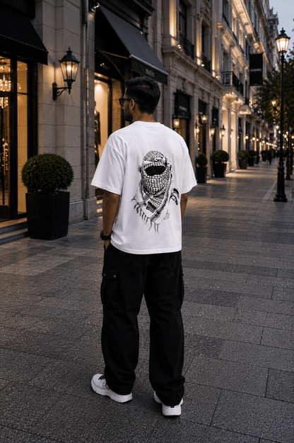 Arabian Style Oversized T-Shirt – Premium Back Print Streetwear Tee for Men