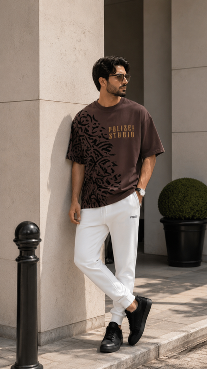 POLIZEI Studio Oversized Graphic T-Shirt – Premium Streetwear