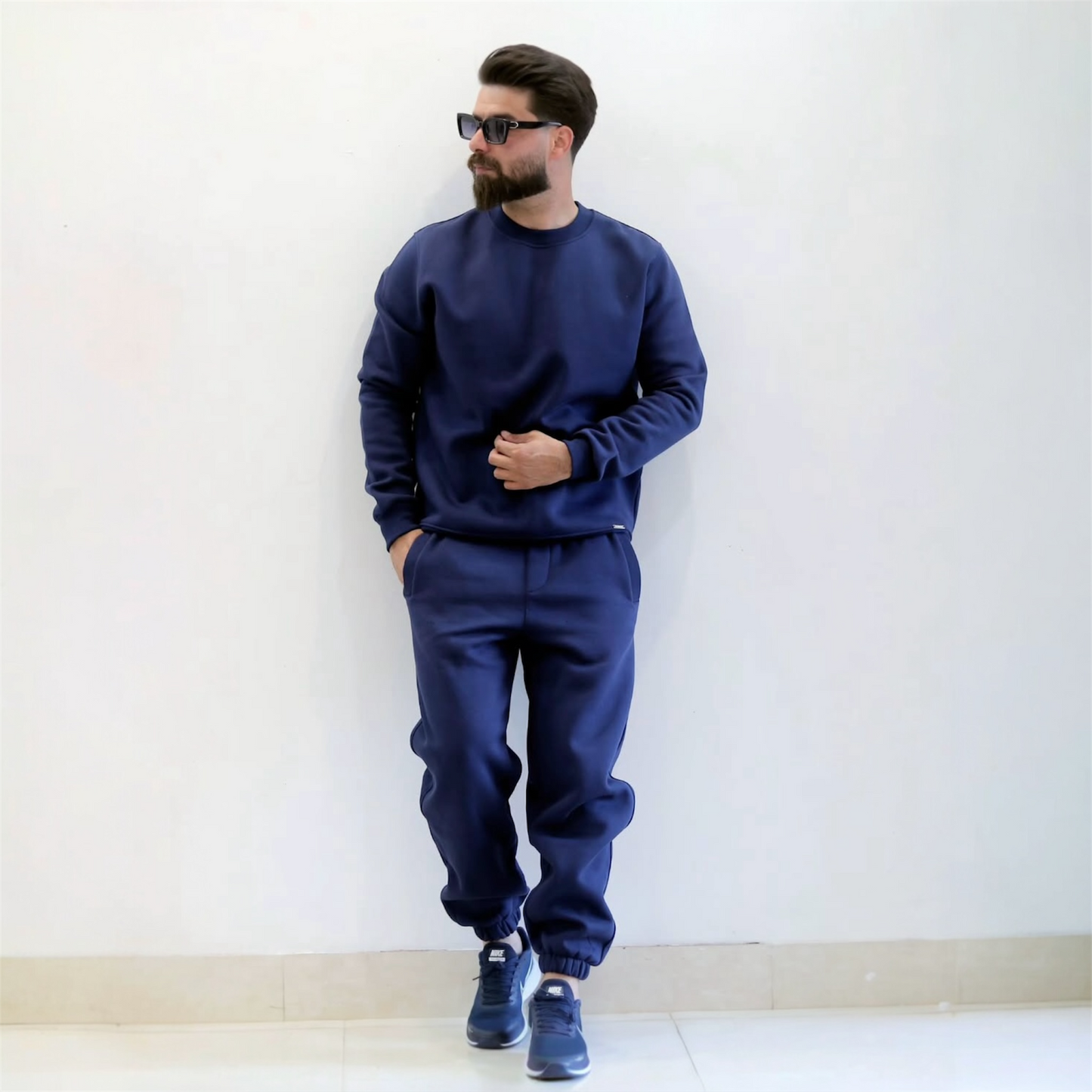 Winter Heavy Fleece Tracksuit for Men – Round Neck | Premium Quality