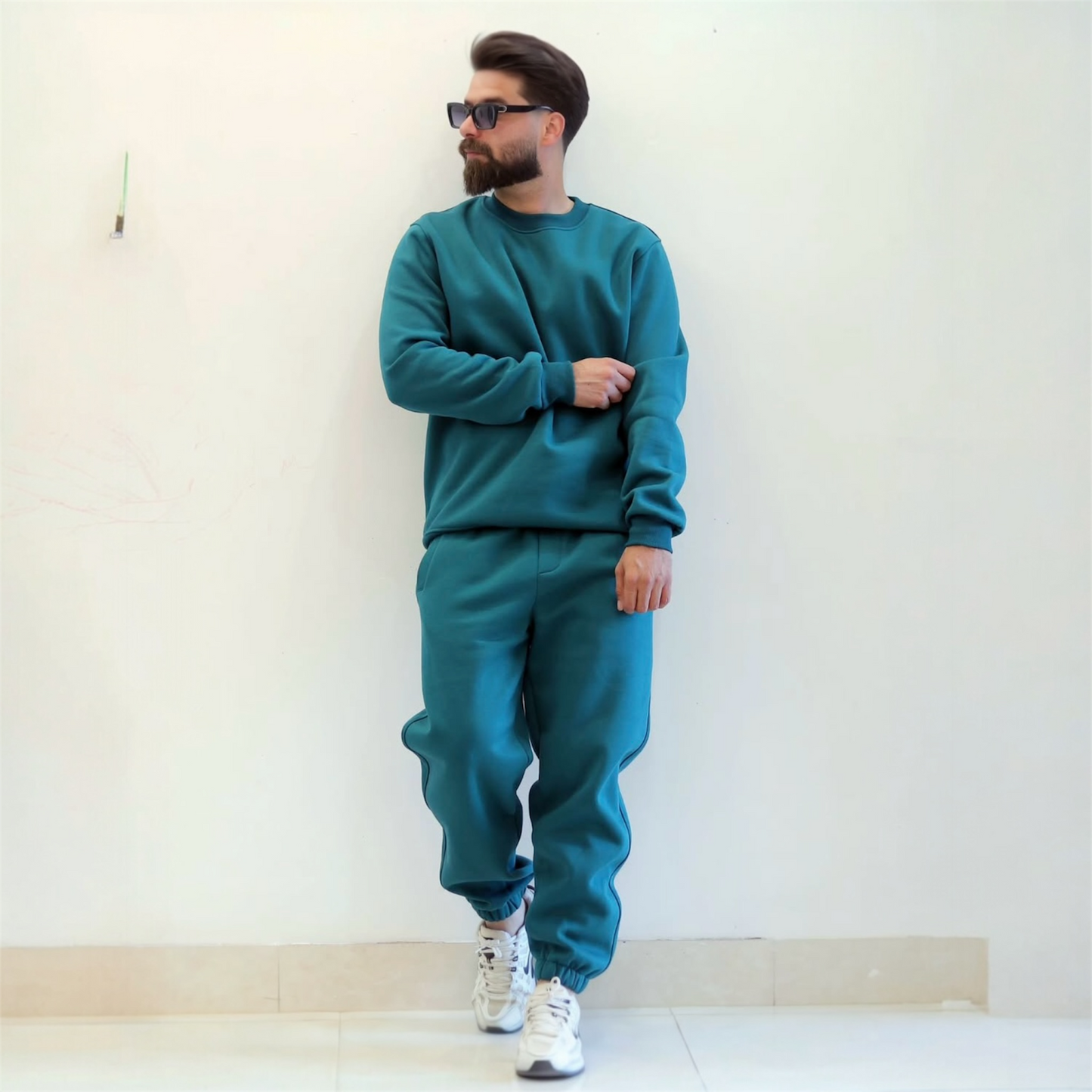 Winter Heavy Fleece Tracksuit for Men – Round Neck | Premium Quality