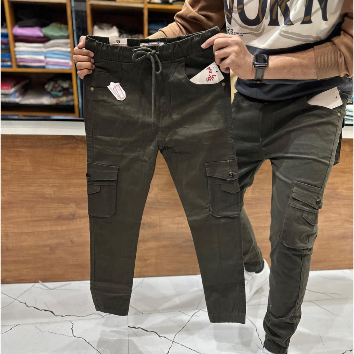 COTTON CARGO TROUSER